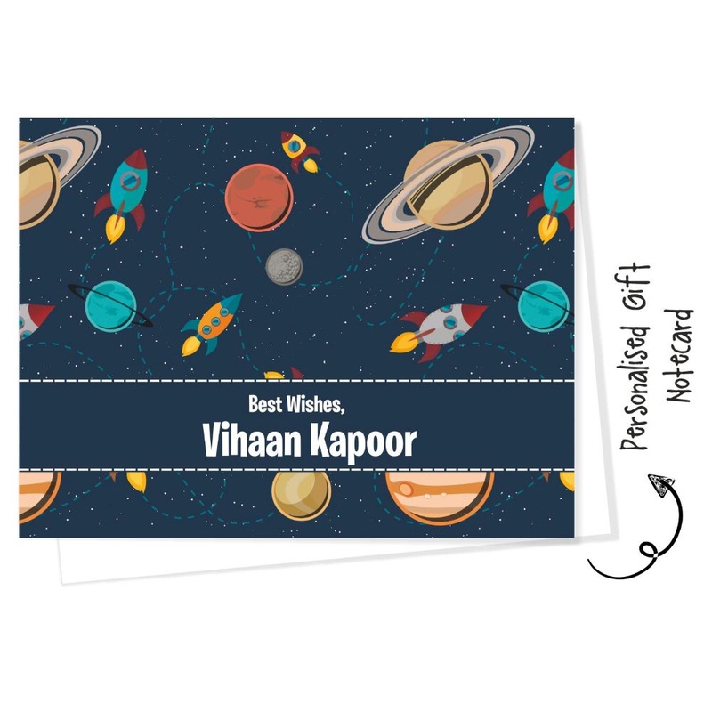 Personalised Gift Notecard – Space