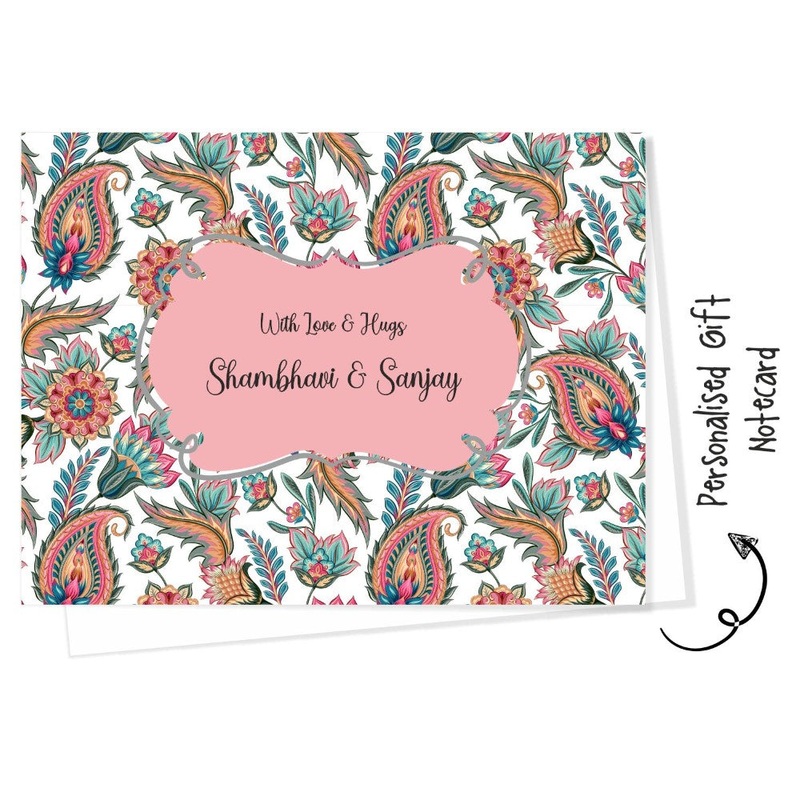 Personalised Gift Notecard -Vintage floral