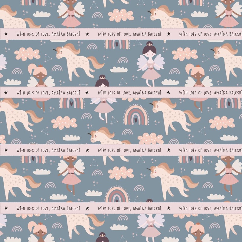 Personalised Wrapping Paper – Fairy Unicorn