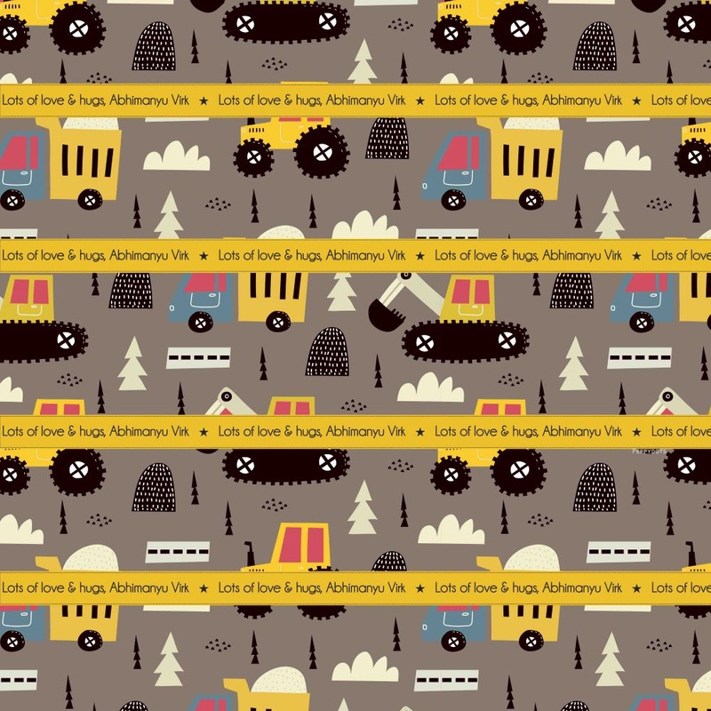 Personalised Wrapping Paper – Truck