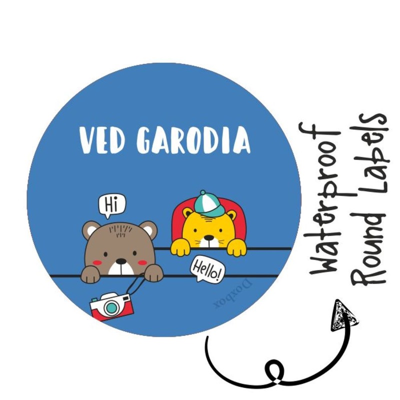 Round Waterproof Labels – Bear Friend