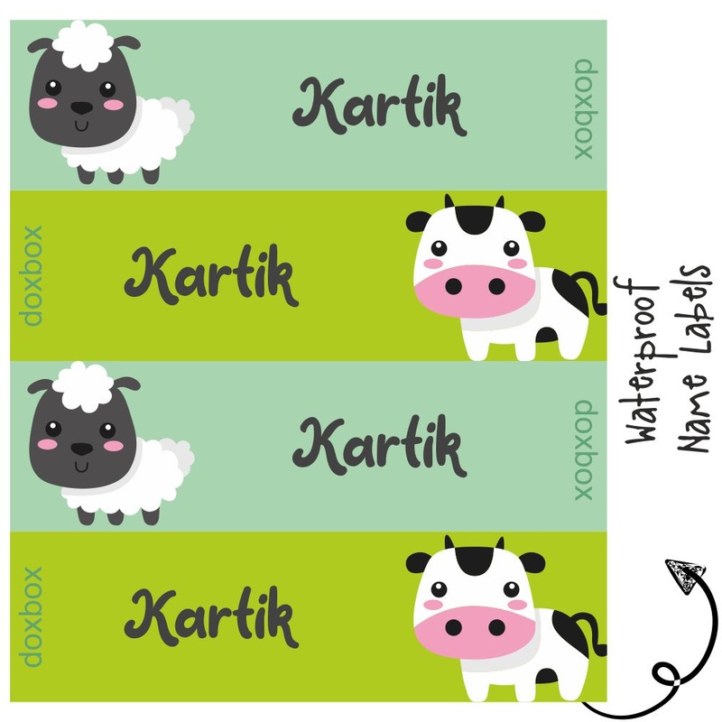 Waterproof Labels – Farm Animals