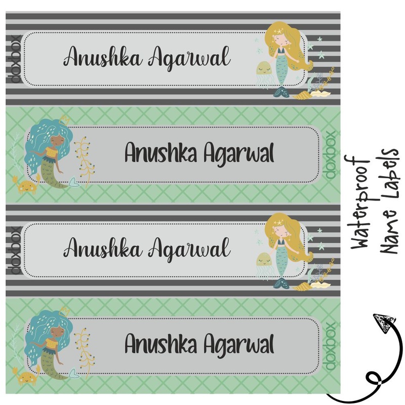 Waterproof Labels – Mermaid Love