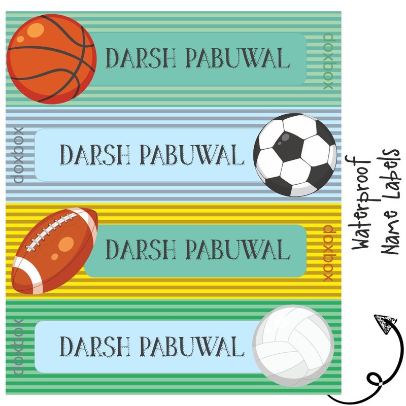 Waterproof Labels – Sports