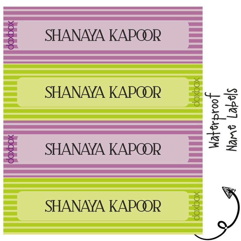 Waterproof Labels – Stripes