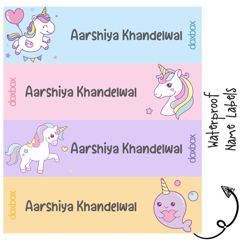 Waterproof Labels – Unicorn Fun