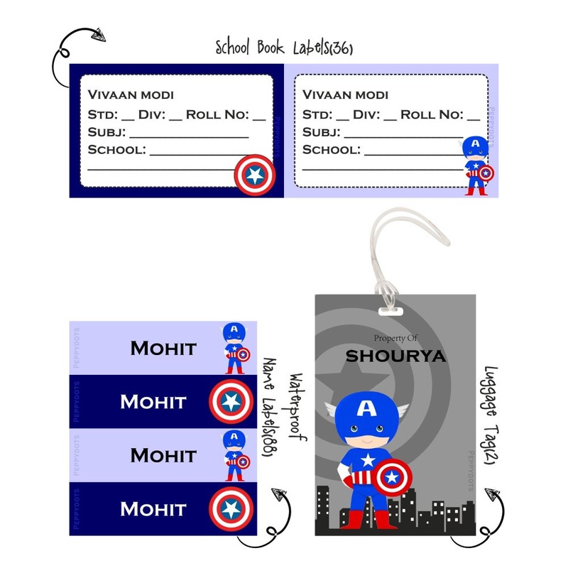 Back To School Combo – Captain America