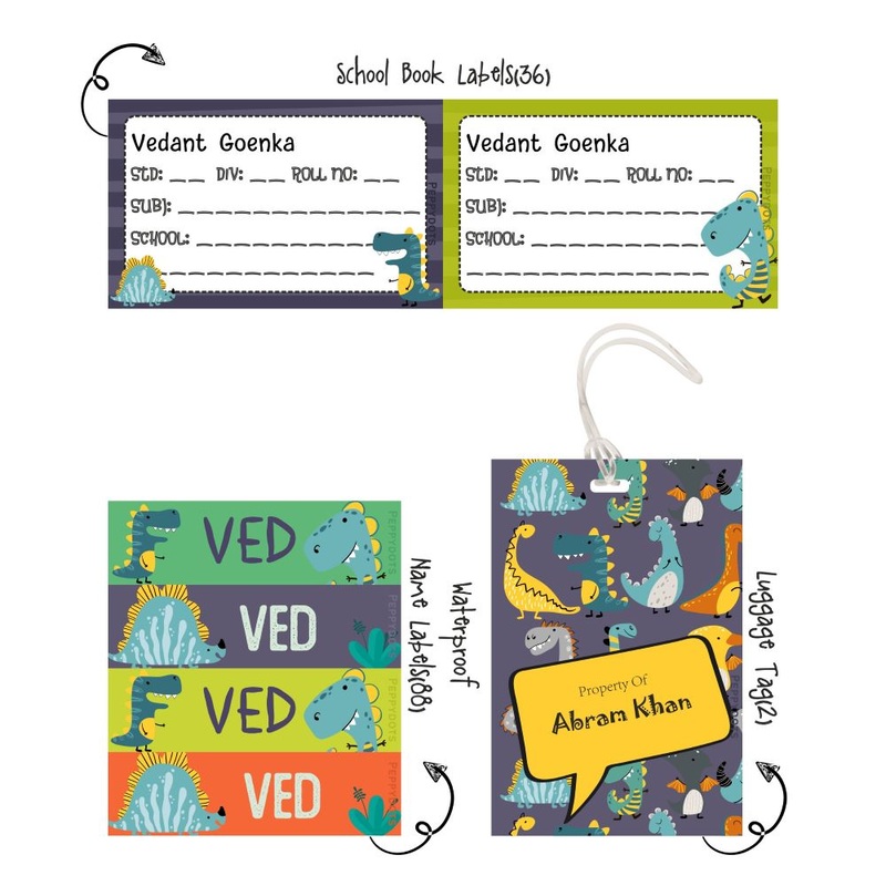 Back To School Combo –  Dino Colors