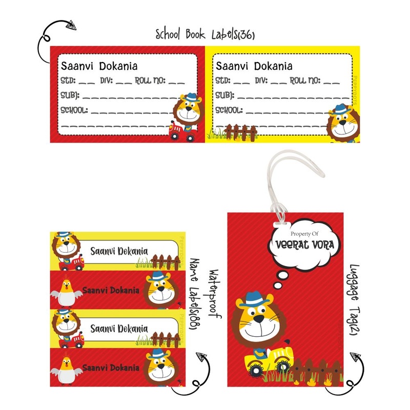 Back To School Combo – Lion On The Tractor