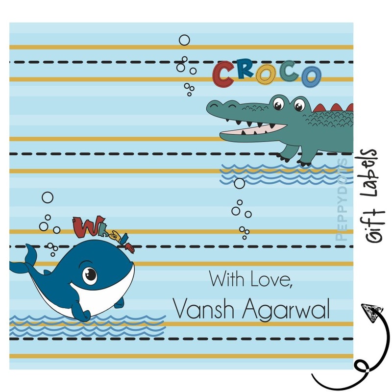 Gift Labels – Cute Whale