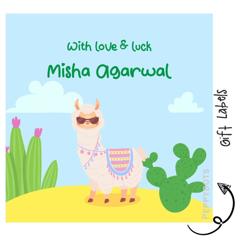 Gift Labels – Llama