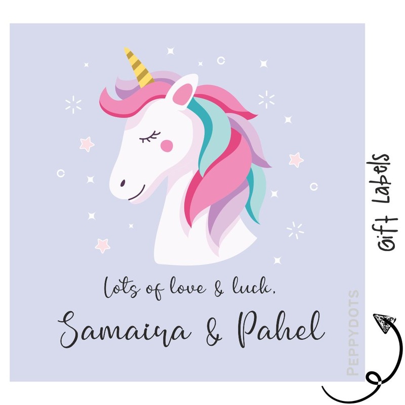 Gift Labels – Unicorn Stars