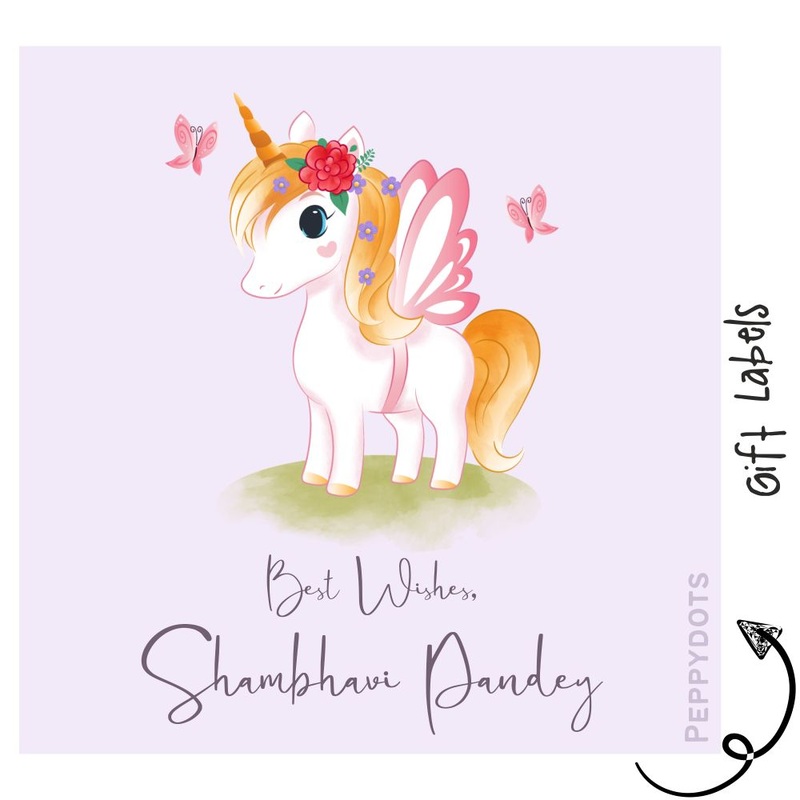Gift Labels – Unicorn Watercolor