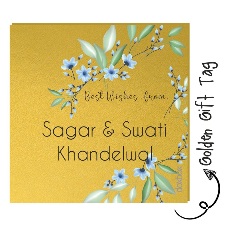 Golden Gift Tag – Floral