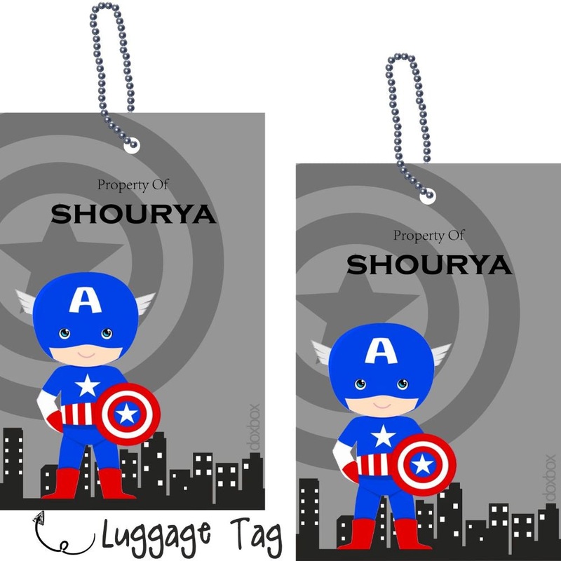 Luggage Tags – Captain America