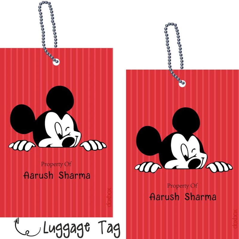 Luggage Tags – Mickey Mouse