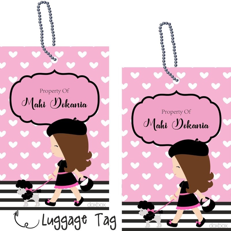Luggage Tags – Paris Dog