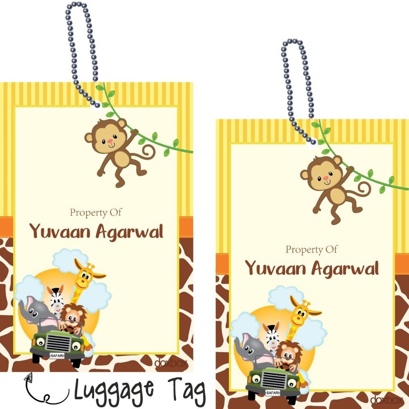 Luggage Tags – Safari Animals