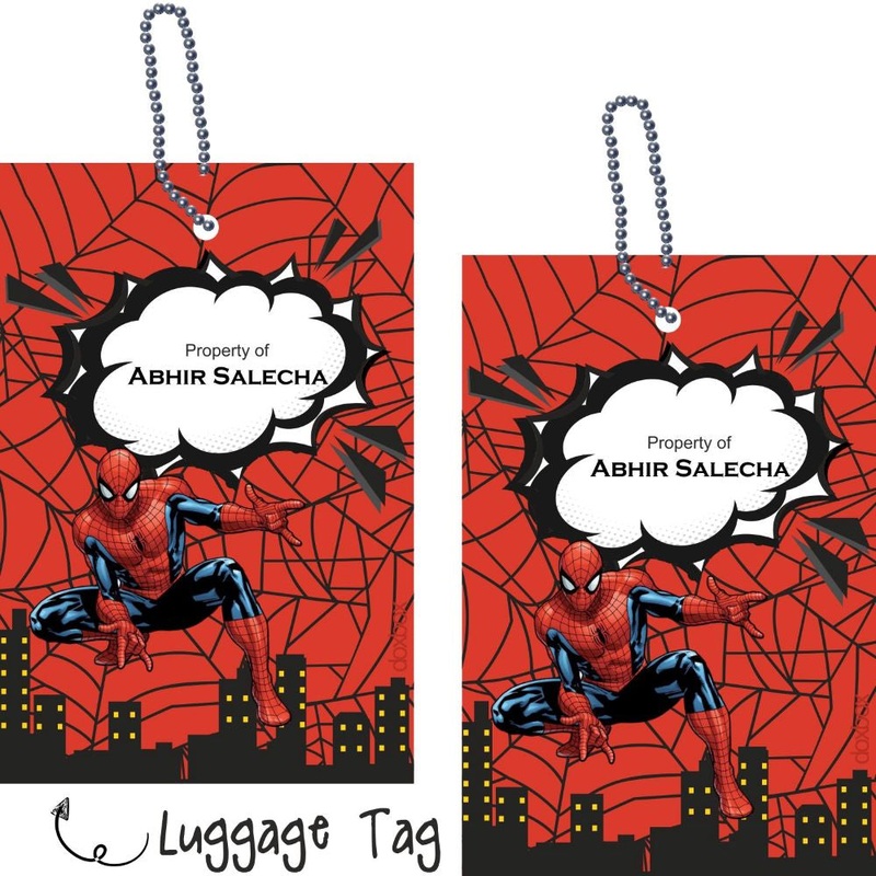 Luggage Tags – Spiderman