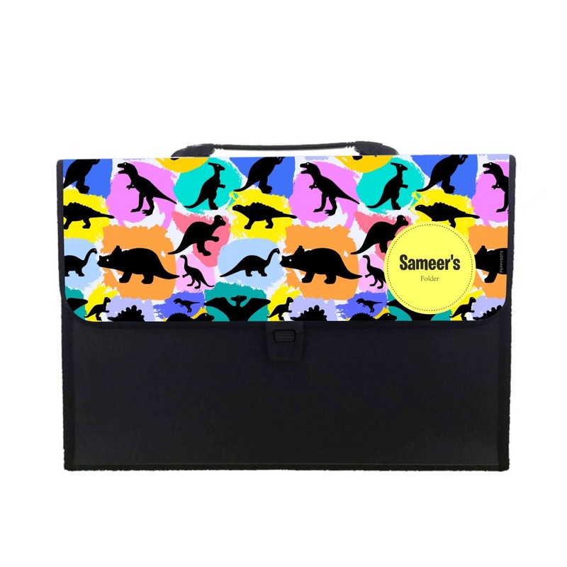 Personalised Folder – Dinosaur Shadow