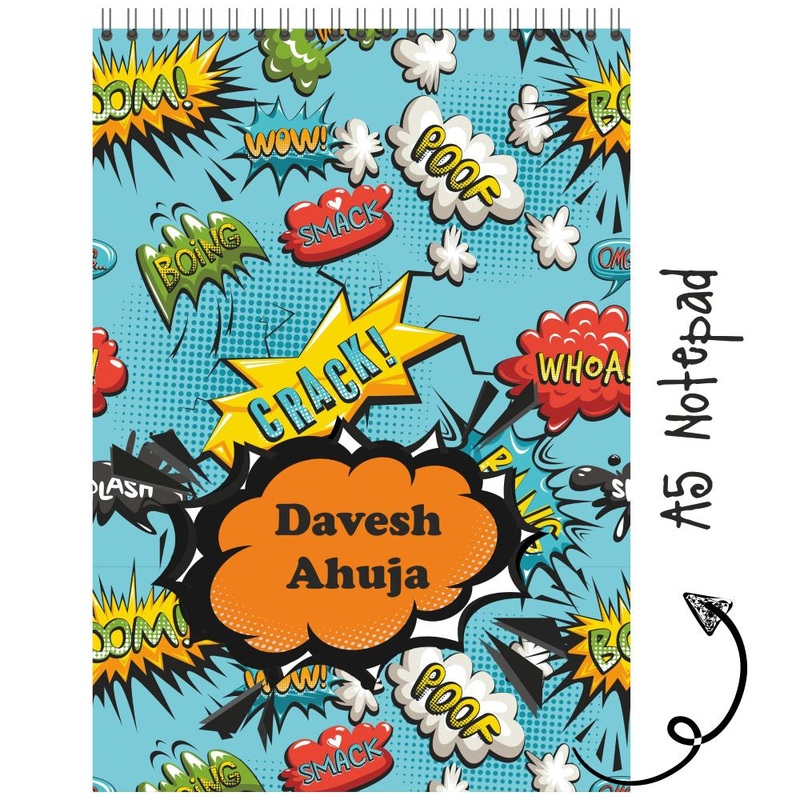 Personalised Notepad – Comic