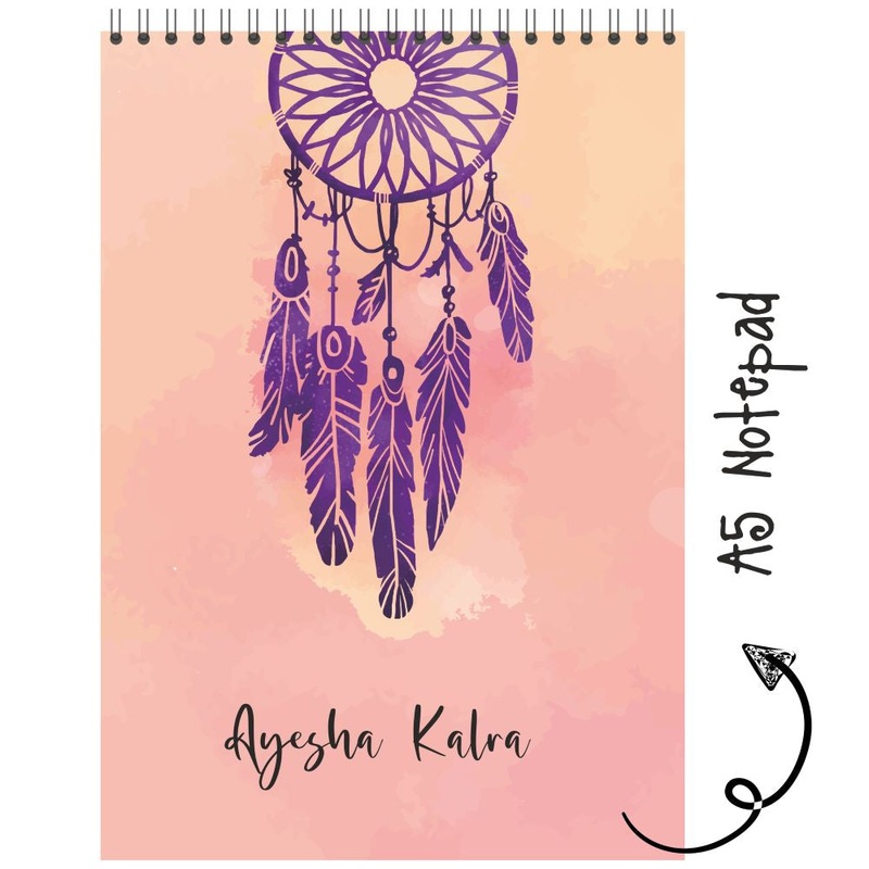 Personalised Notepad – Dreamcatcher