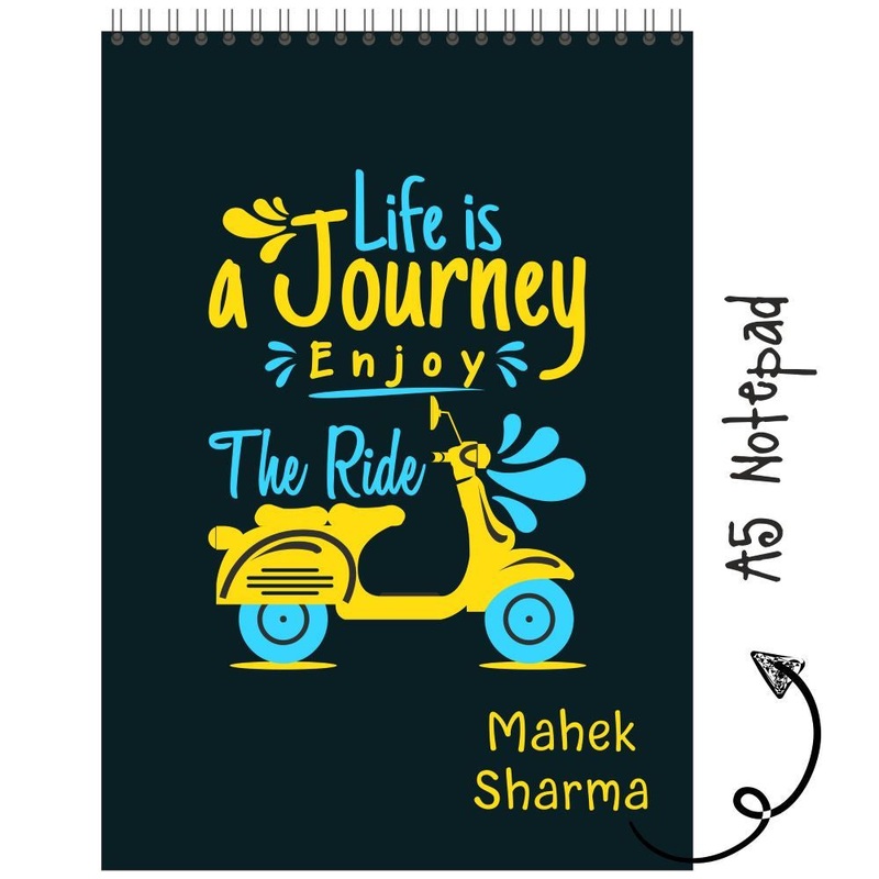 Personalised Notepad – Enjoy The Ride
