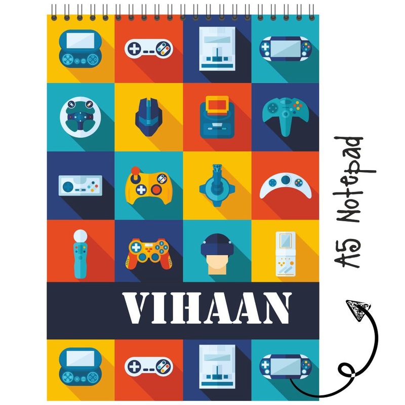 Personalised Notepad – Gaming