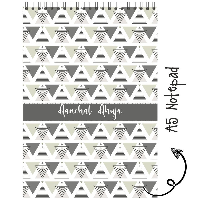 Personalised Notepad – Geometrical