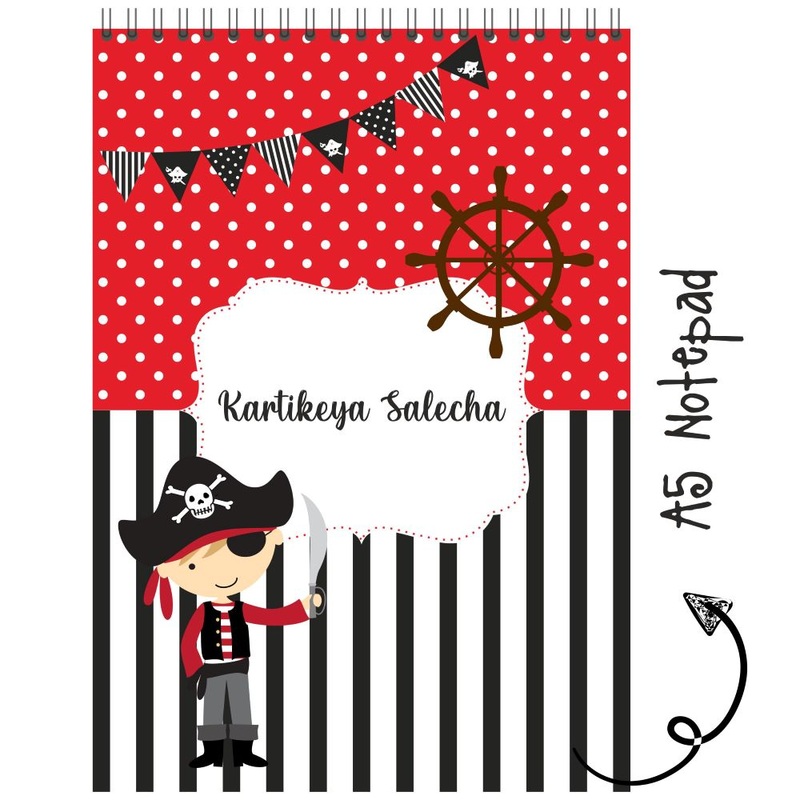 Personalised Notepad – Pirates