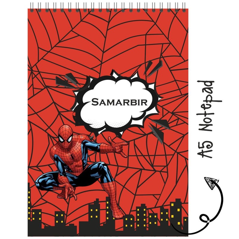 Personalised Notepad – Spiderman