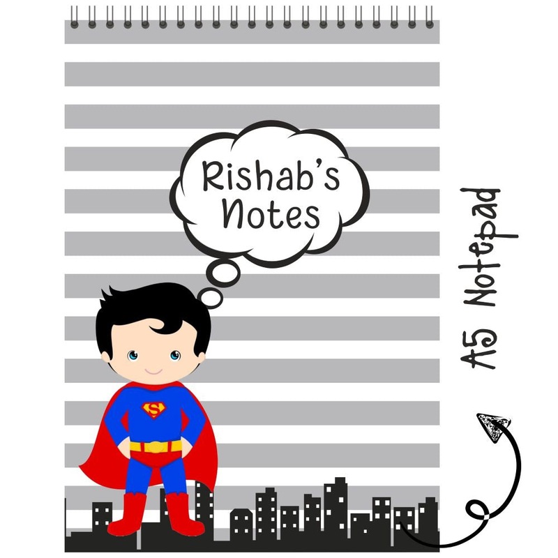 Personalised Notepad – Superman