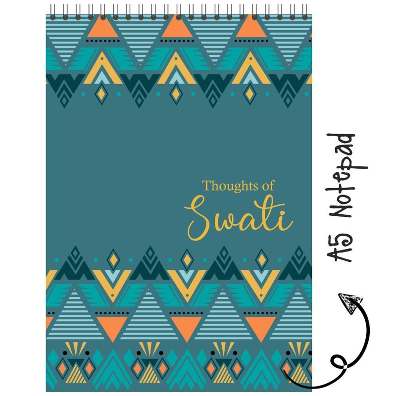 Personalised Notepad – Tribal Geometric