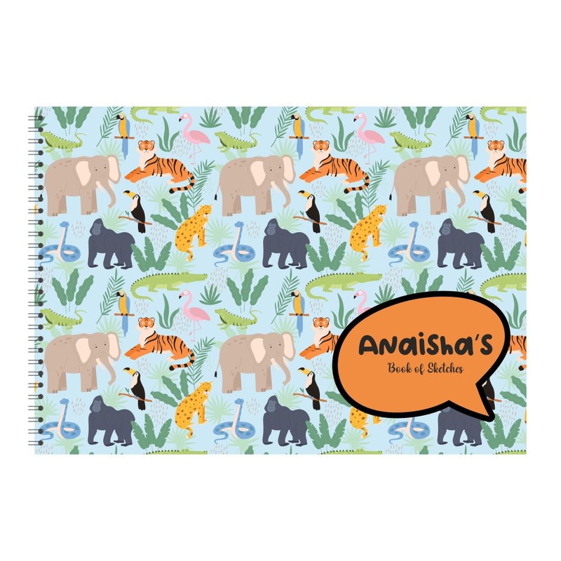 Personalised Sketchbook – Animal World