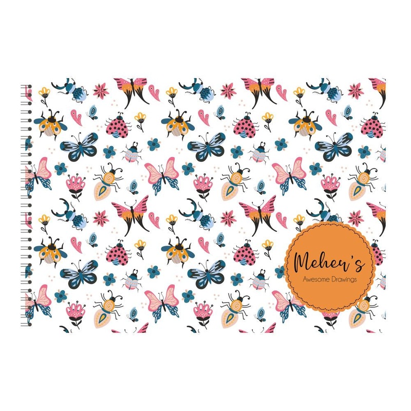 Personalised Sketchbook – Bugs