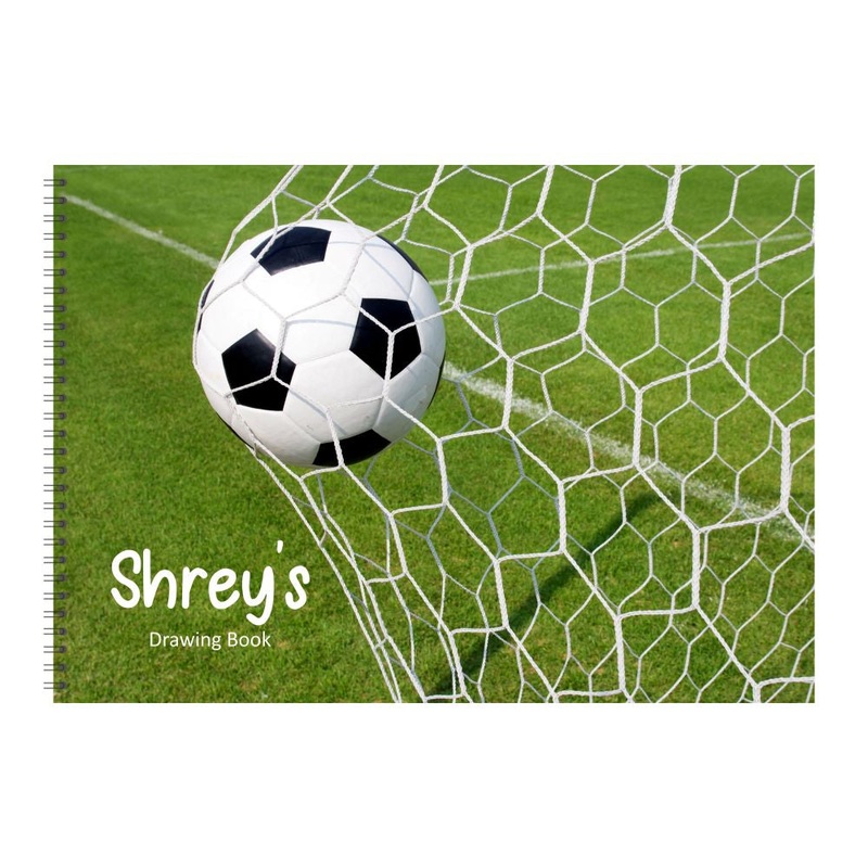 Personalised Sketchbook – Football