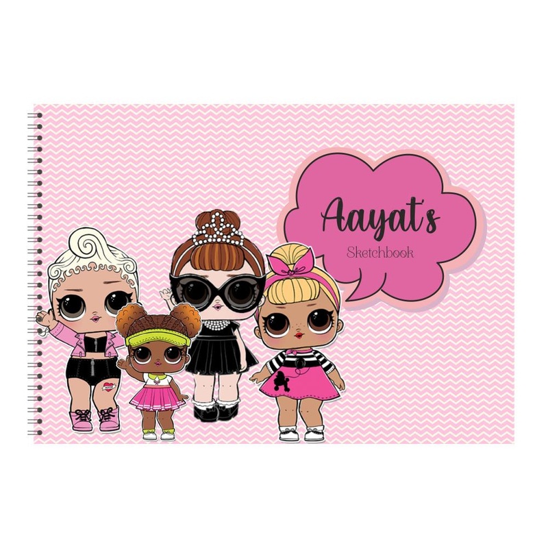 Personalised Sketchbook – LOL