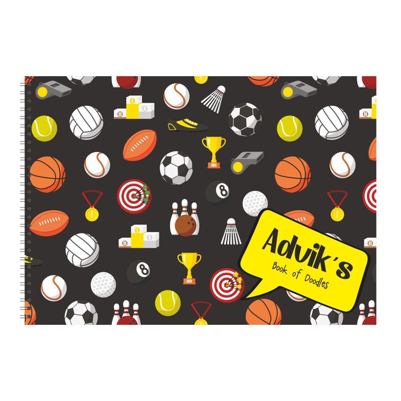 Personalised Sketchbook – Sports