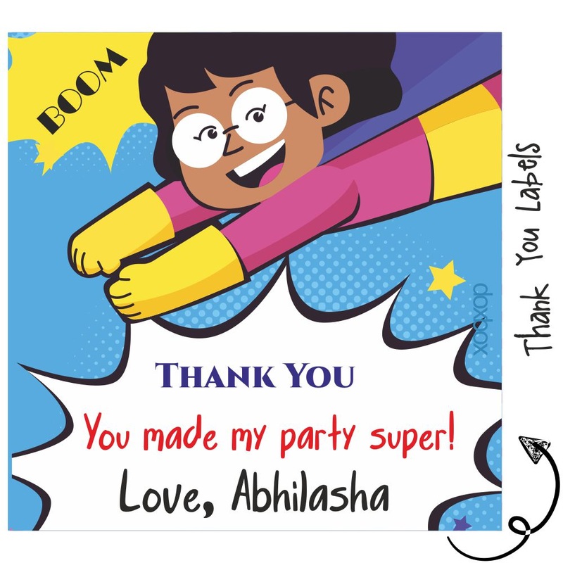 Thank You Labels – Superkid