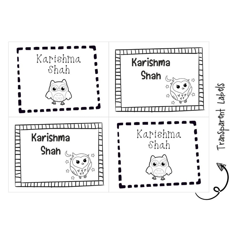 Transparent Labels – Owl