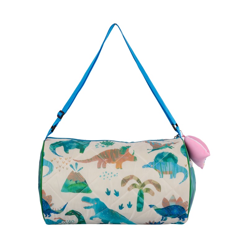 Duffle Bag – White Dino