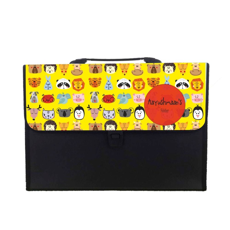 Personalised Folder – Animal Faces