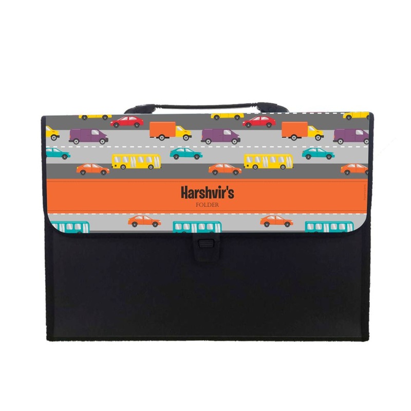 Personalised Folder – Car On Road