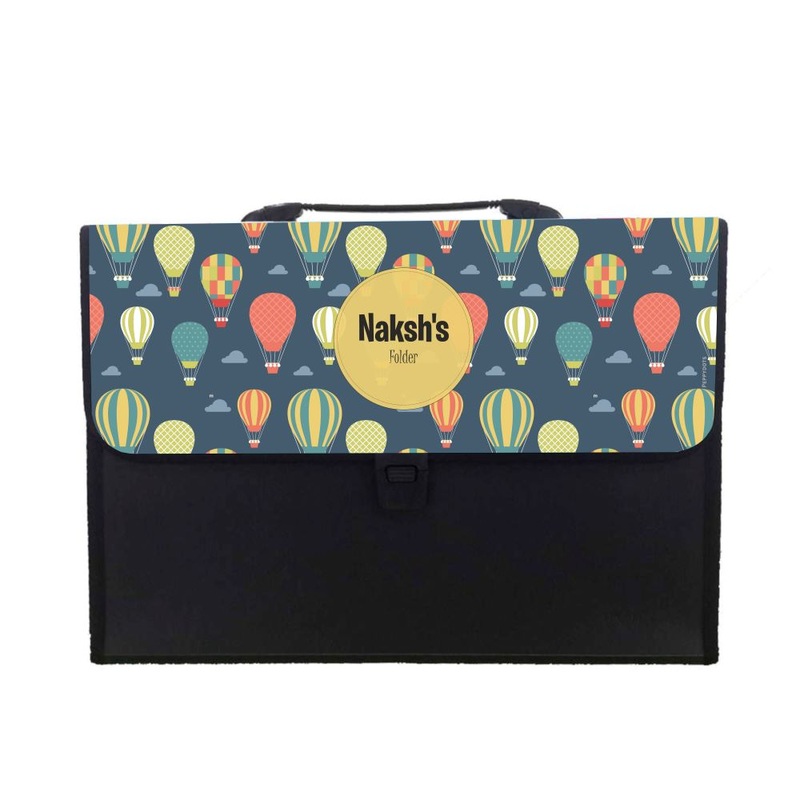 Personalised Folder – Hot Air Balloon