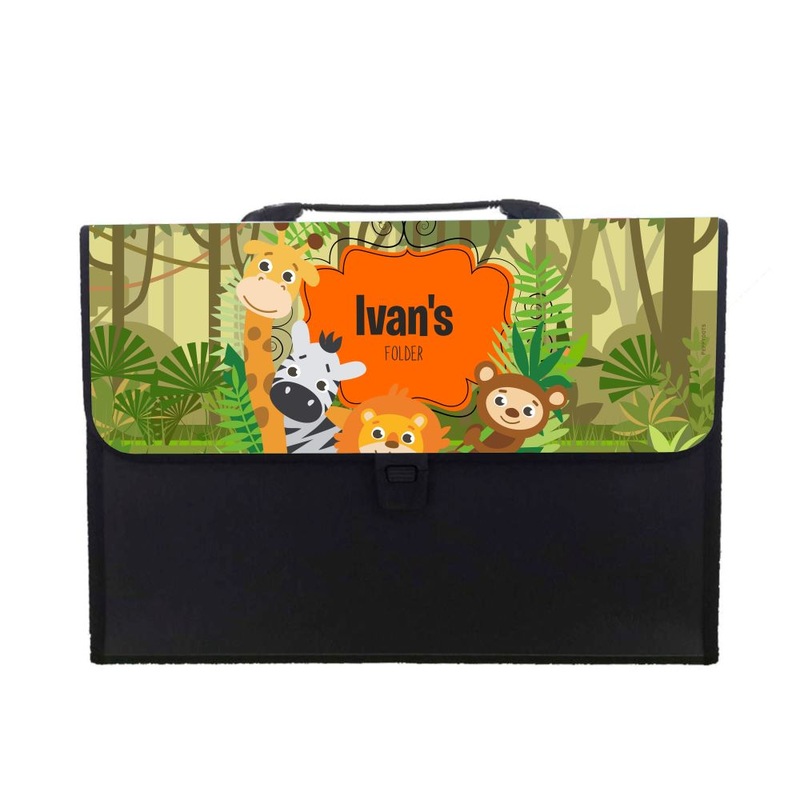 Personalised Folder – Jungle animals