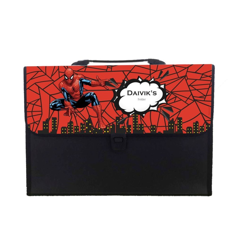 Personalised Folder – Spiderman