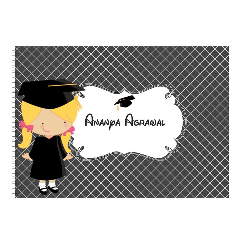 Personalised Sketchbook – Graduation Girl