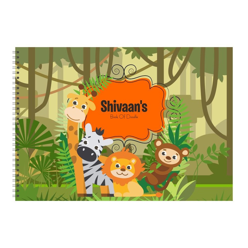Personalised Sketchbook – Jungle