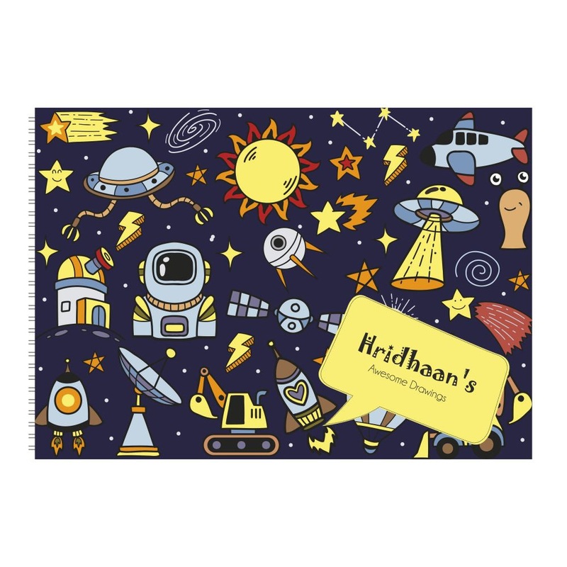 Personalised Sketchbook – Space