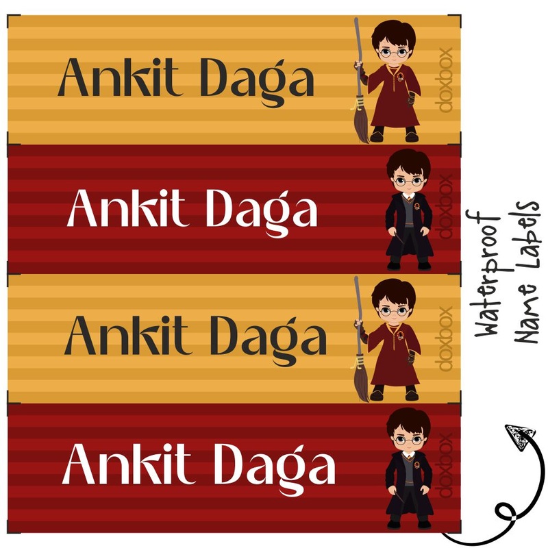 Personalised Water Proof Labels – Harry Potter